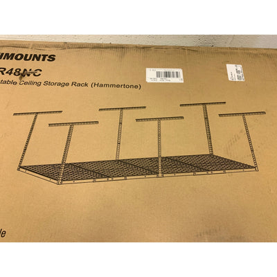 FLEXIMOUNTS 4'X8' Heavy Duty Overhead Adjustable Ceiling Storage - GR48NC