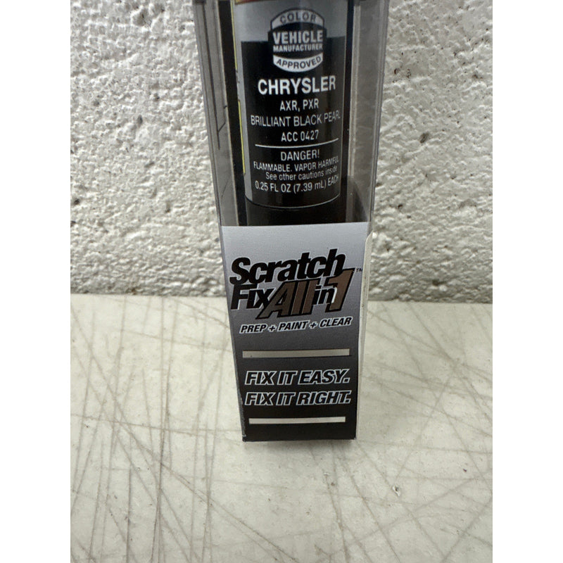 Duplicolor All-in-1 Touch Up Paint Pen, Brilliant Black Pearl CHRYSLER PXR, AXR