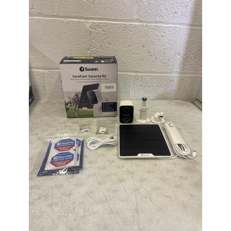 Swann CoreCam Wireless Security Camera with Solar Charging Panel Night Vision