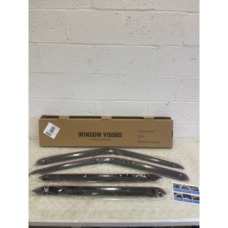 YQAUTEC Window Rain Guards Shield X00465D783 SEE DETAILS FOR COMPATIBLE CARS