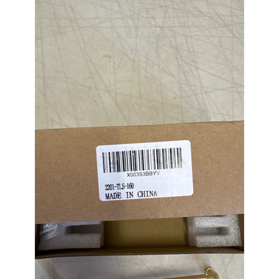 Goo-Ki 6 Pack 6-1/4" Hole Center Cabinet Pulls Light Brushed Brass, Hardware