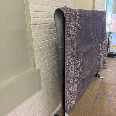 Nicetown 8'x10' Area Rug, Thin, Machine Washable Non-Slip Stain Resistant - Gray