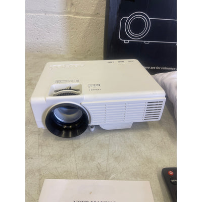 DR.J Professional Mini Projector with Screen Bluetooth 5.2 8000L HD 1080P Large