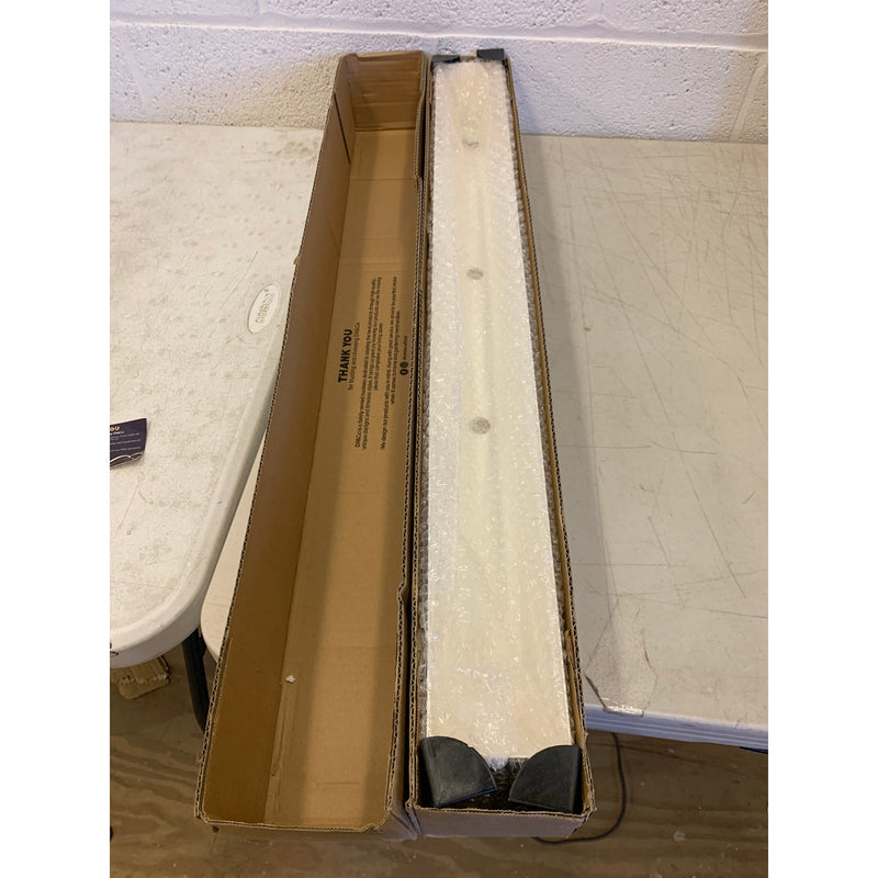 DR&CO Stainless Steel Rectangular Planter – 32″ x 3.25" x 3.5" White , Drainage System Planter