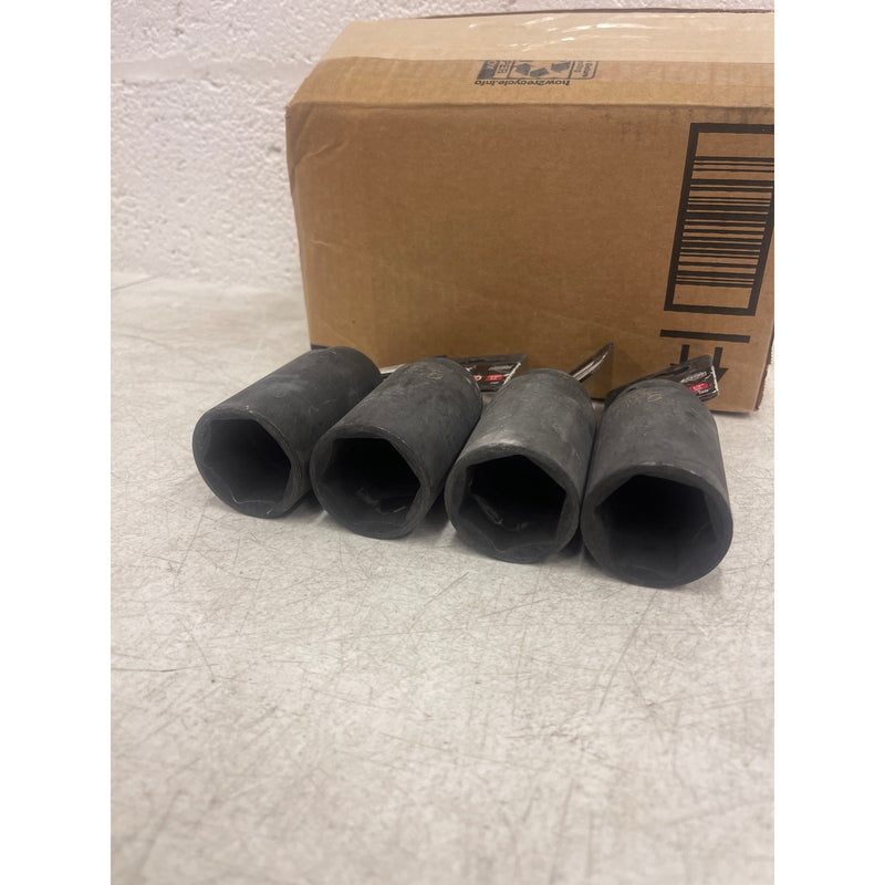 PACK OF 4 - SUNEX TOOLS 240D 1/2" Drive Deep Impact Socket - 1-1/4"