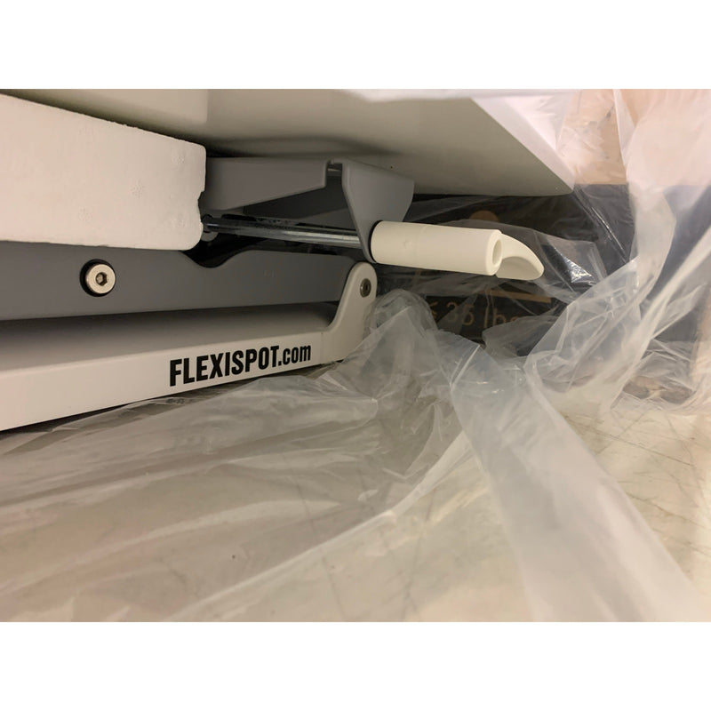 FlexiSpot Standing Desk 47" Computer Riser Keyboard Tray Workstation WHITE M3W
