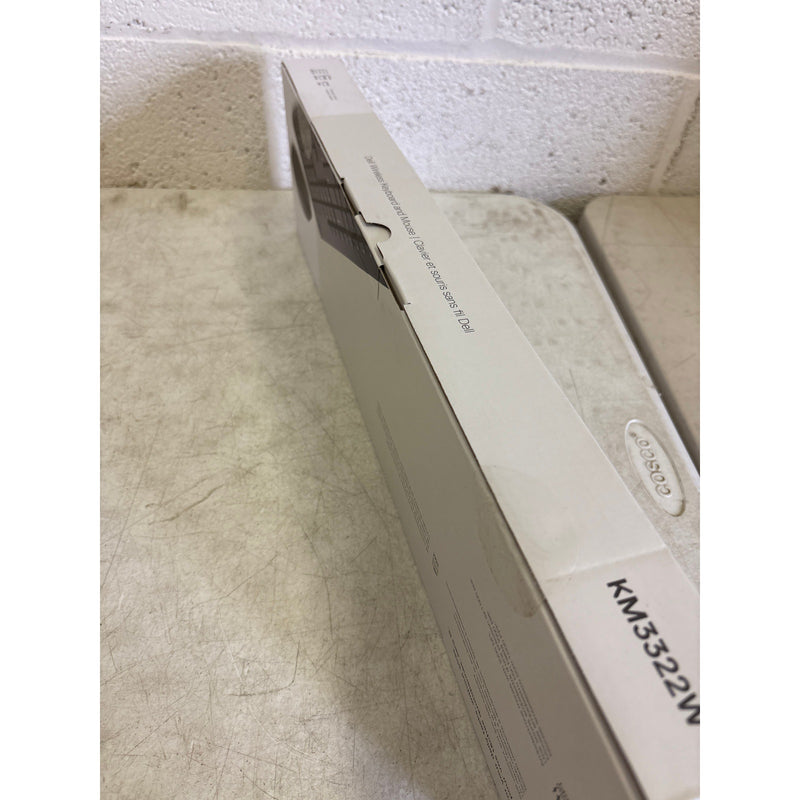 Dell Keyboard & Mouse, Wireless, Adjustable Tilt, Numeric Keypad - Black KM3322W