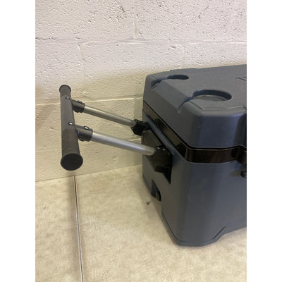 Igloo 75 Quart Rugged Blue Performance Cooler with Wheels Bottle Opener Handles