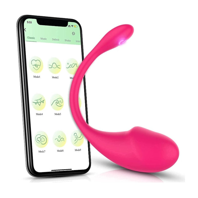 Bluetooth Vibrator, Dildo with APP Remote Control Sex Toy for Women 10 Modes