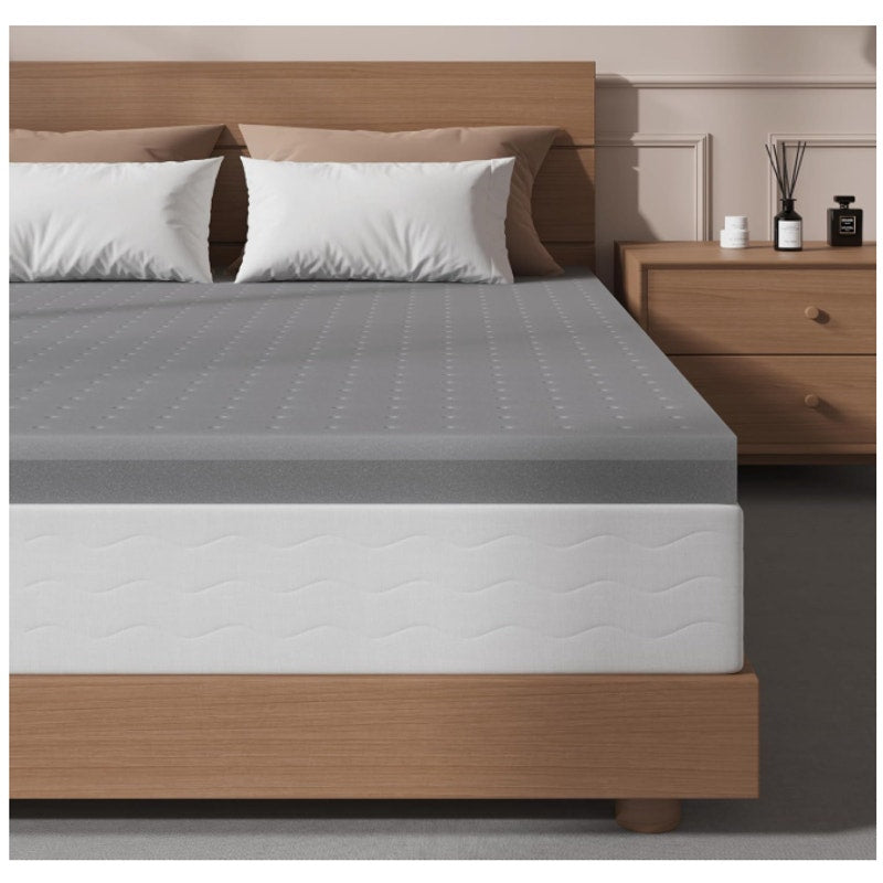 Sleepmax Extra Firm Mattress Topper Full Size 3" - Firm Memory Foam Mattress Pad
