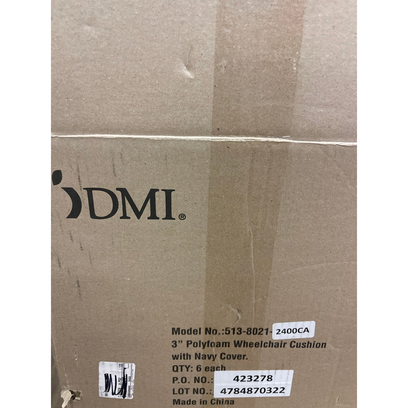 DMI Seat & Chair Cushion for Wheelchairs, Scooters for Support & Height 18X16X3"