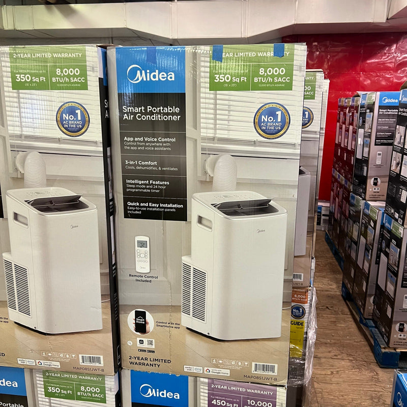 Bulk AC Discount 149 Units, Midea Air Conditioners Window & Portable, Tested & Working, 25% Retail