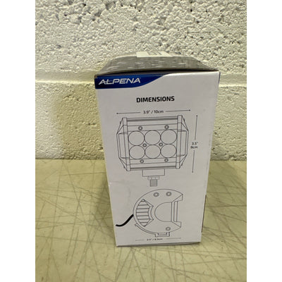 Alpena WorkLED HD Compact Spot Beam LED  Light for Utility, Task, Off-Road