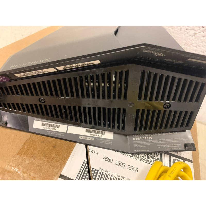 NETGEAR Nighthawk WiFi 6 Cable Modem Router CAX30, Damaged Base