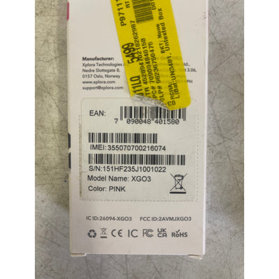 Xplora XGO3 Kids Smart Watch Cell Phone w GPS Tracker, bundle, PINK