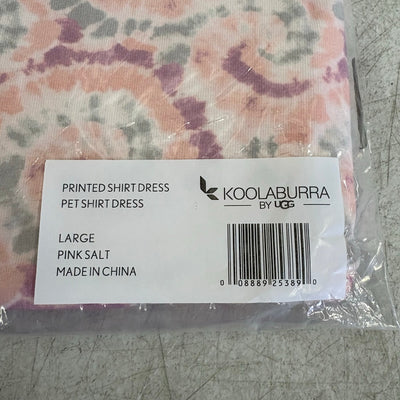 Koolaburra by UGG Pet Printed Shirt Dress for Dogs - 17-18" Collar, Pink - Large