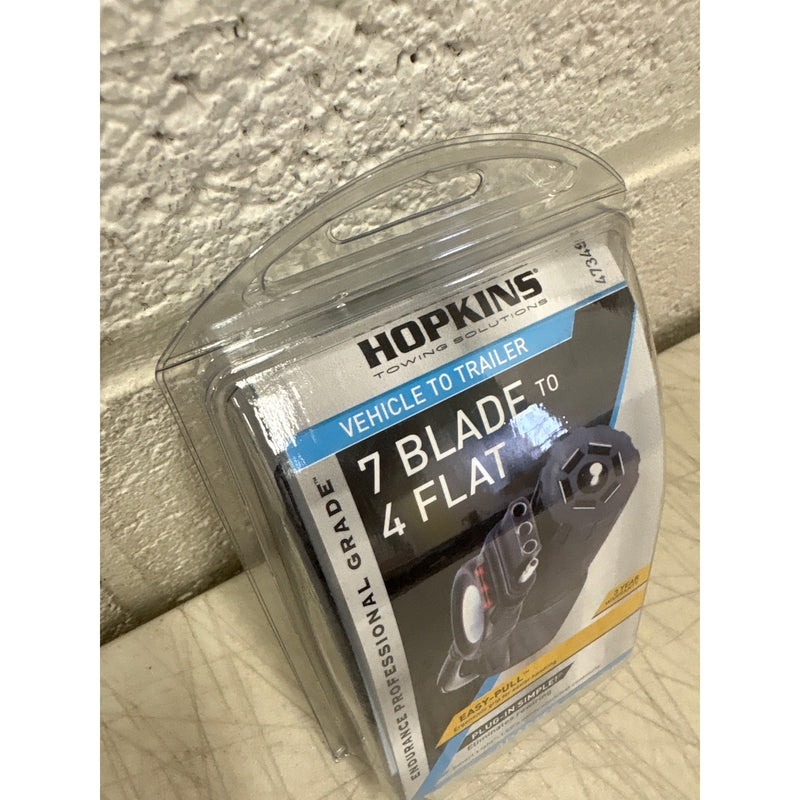 Hopkins 47348 Endurance Easy Pull LED Test 7 Blade to 4 Flat Flex Towing Adapter