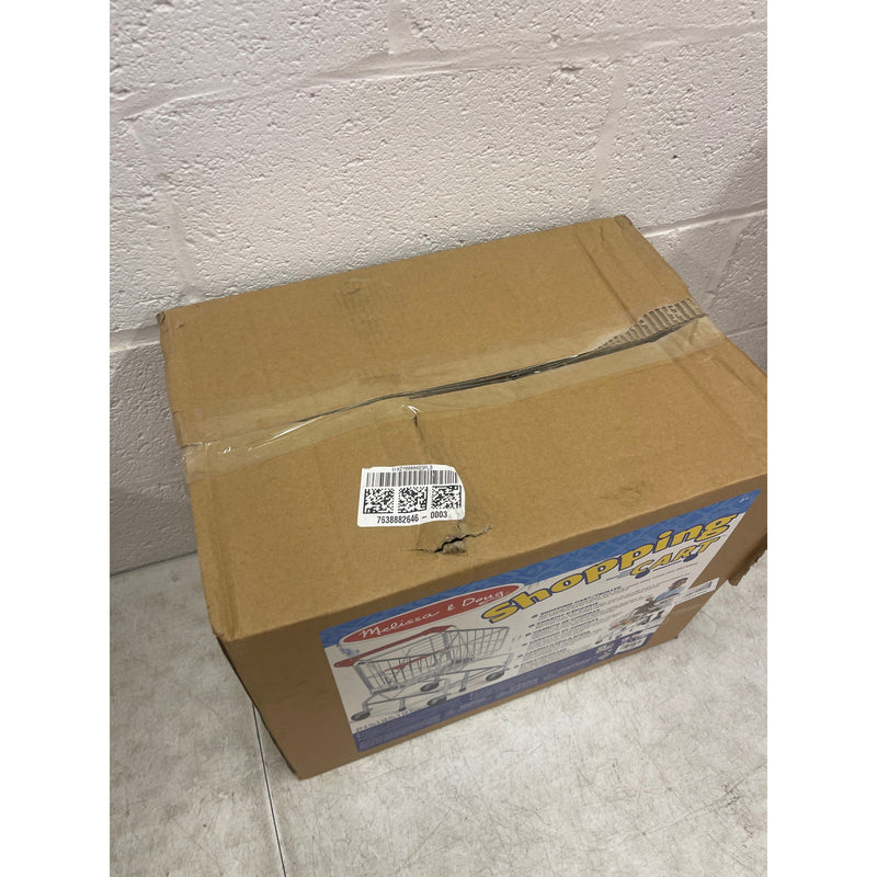 Melissa & Doug Toy Shopping Cart With Sturdy Metal Frame 20.2 x 15 x 14 inches