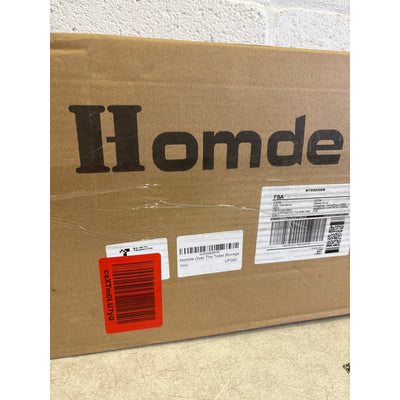 Homde Over The Toilet Storage w Basket & Drawer, Bamboo Bathroom Organizer White