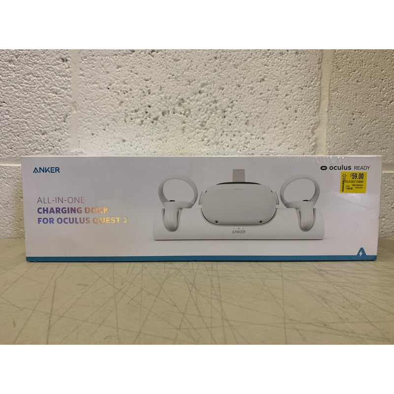 Anker Charging Dock for Oculus Quest 2 Charging Station Stand Set White NEW