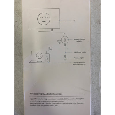 5g+2.4g Dual Band Wireless Display Adapter Wireless Connection Stable Signal