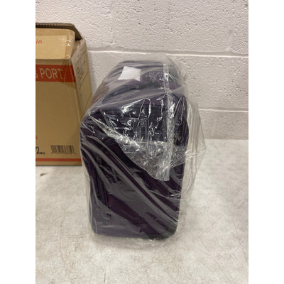 Equipaje de mano inteligente TPRC de 15" con puerto de carga USB debajo del asiento - Morado