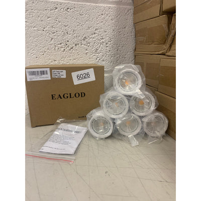 6-Pack EAGLOD 10W J Type Track Lighting Head to Base, Dimmable LED Lightolier