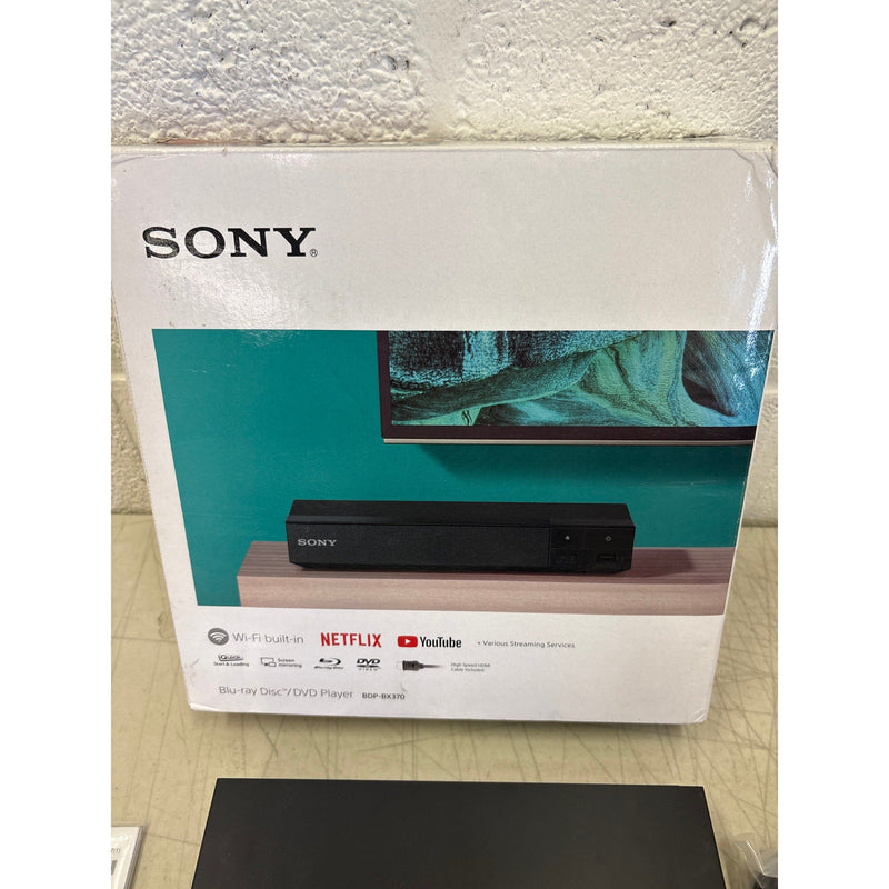 Sony Streaming Blu-ray DVD Player w Built-in Wi-Fi Dolby BDP-BX370 NO REMOTE