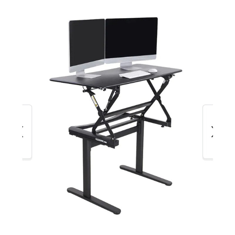 FlexiSpot 47" x 23" Adjustable Standing Desk 12-Height Full Size Black MS1B
