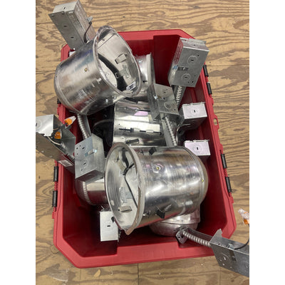 Lote de 10 carcasas de aluminio para iluminación empotrada HALO H7 de 6 pulgadas para techo