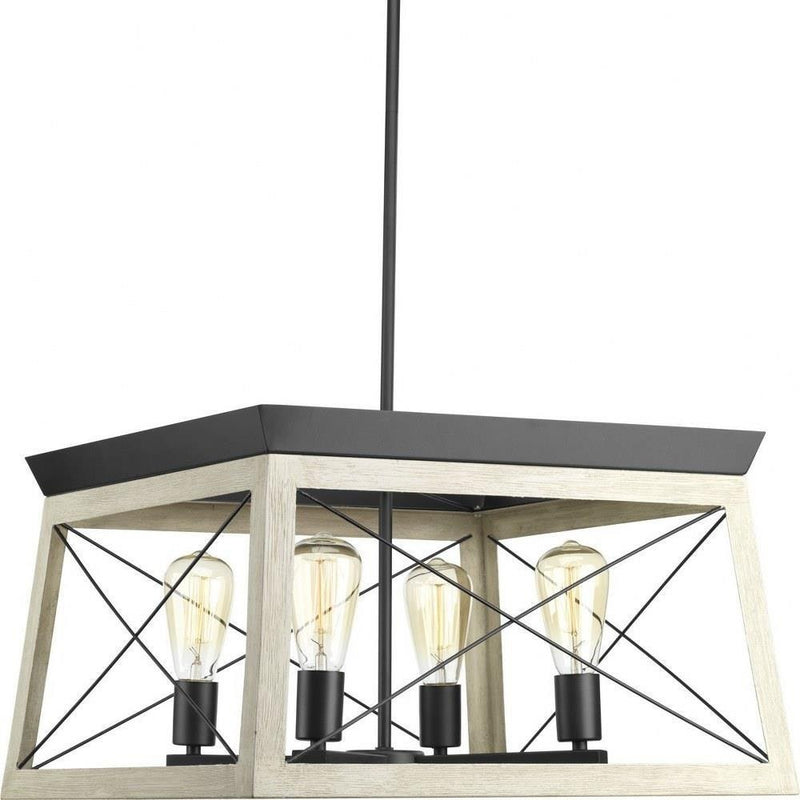 Progress Lighting Briarwood 4 Light 20" Wide Chandelier Hanging Light
