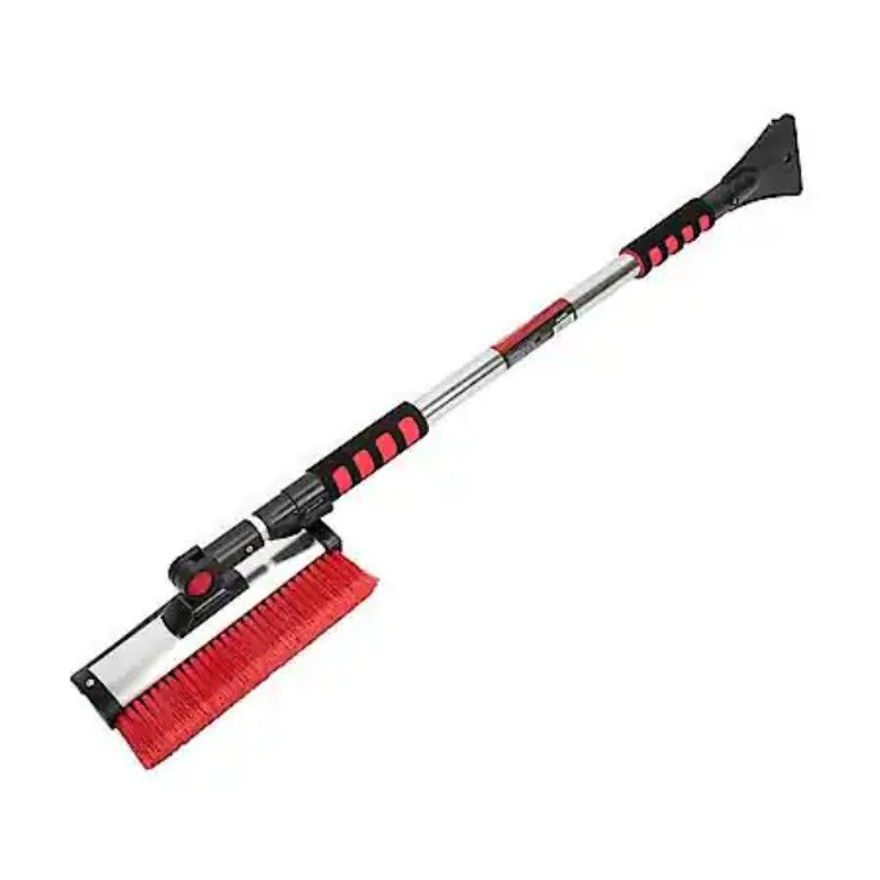 AutoCraft Heavy-Duty Extendable Snow Broom with Pivot, Ice Scraper, 50" - AC4502