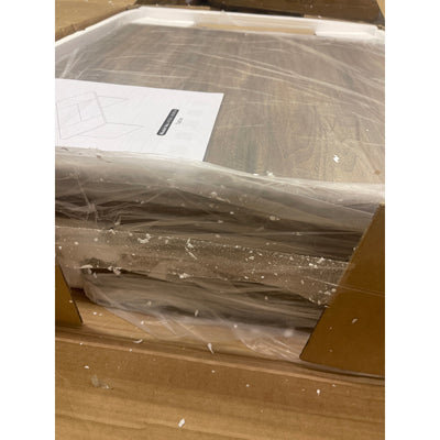 Tribesigns 63-Inch Executive Desk, Rectangular Office Computer Desk, Brown