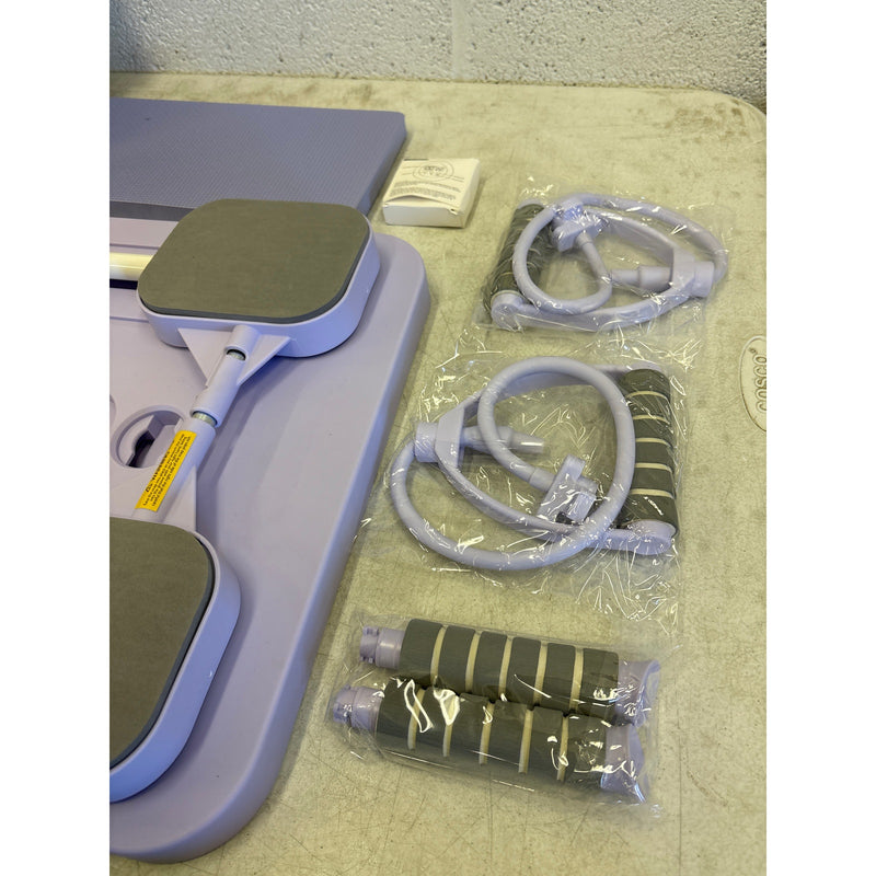 4in1 Multifunctional Abdominal Pilates Fitness Board Foldable with Timer, Purple