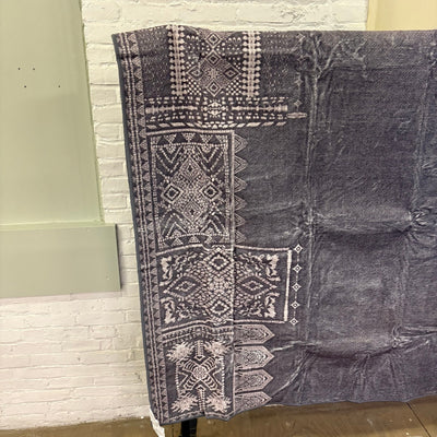 Nicetown 8'x10' Area Rug, Thin, Machine Washable Non-Slip Stain Resistant - Gray