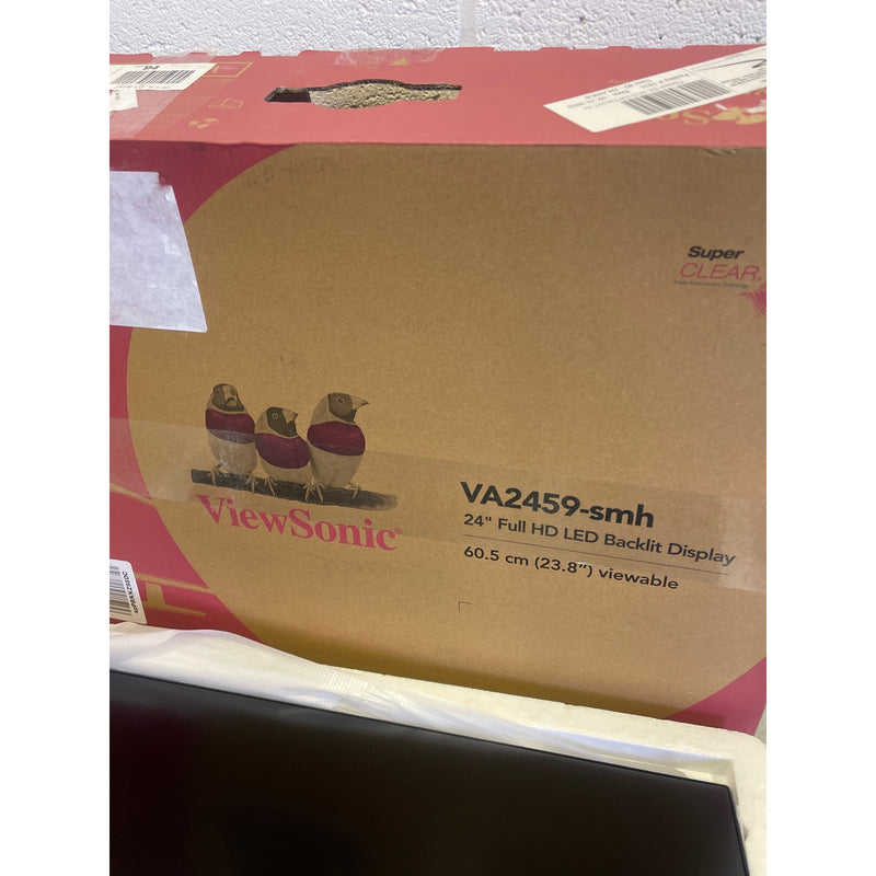 ViewSonic 24" IPS 1080p 100Hz Monitor FreeSync HDMI VGA Inputs VA2459-SMH