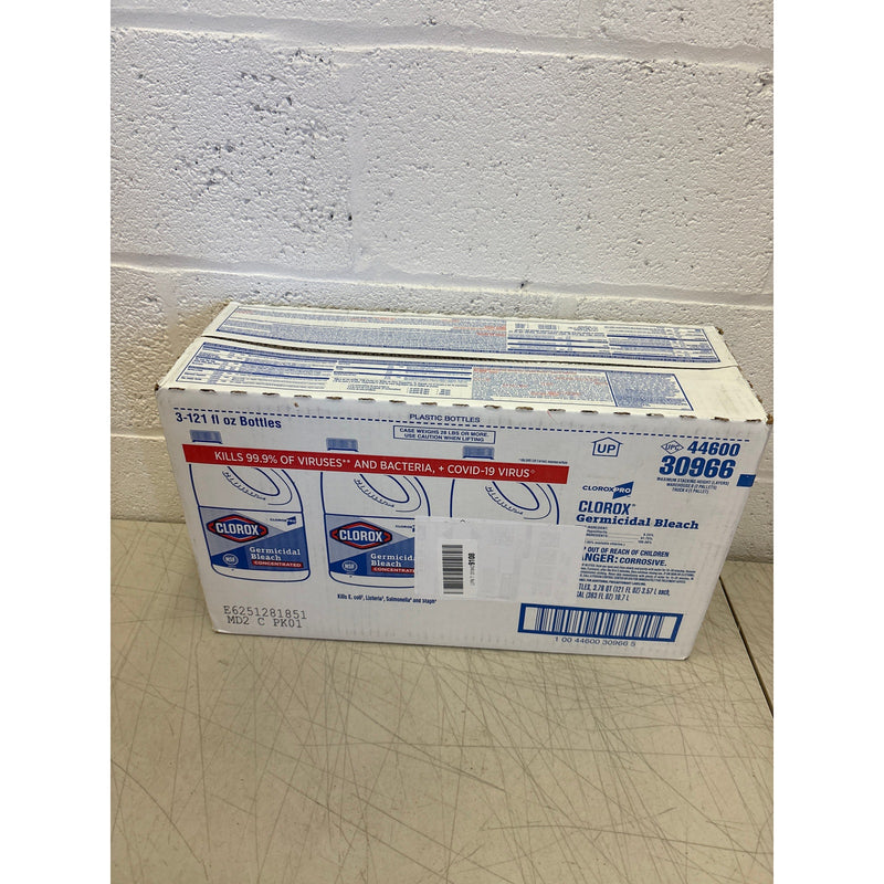 Pack-of-3 CloroxPro Clorox Germicidal Bleach, 121 Ounce Bottles Each - Cleaning