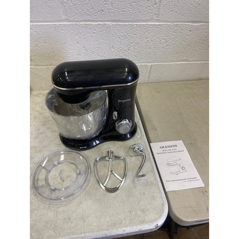 Ailessom Stand Mixer 6.5QT 660W 10Speed Tilt-Head Food Mixer Hook, Beater, Whisk