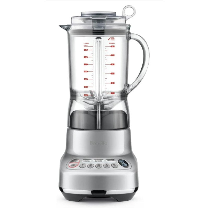 Breville Fresh and Furious Blender, Silver 5 Speed LCD Display REMANUFACTURED