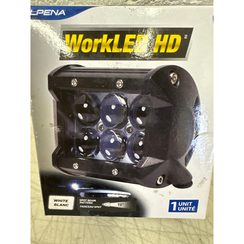 Alpena WorkLED HD Compact Spot Beam LED  Light for Utility, Task, Off-Road