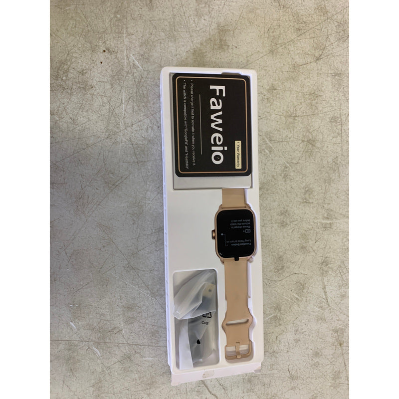 Faweio Smart Watch Alexa Built-in Smartwatch Answer/Make Calls,1.8" HD, Pink