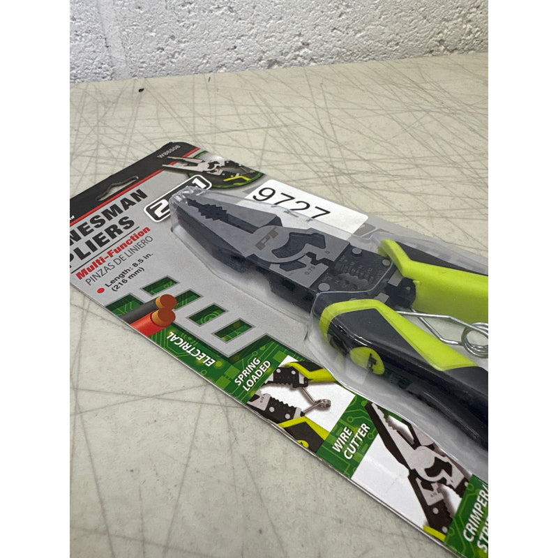 Performance Tool 8-1/2 in. Multi-function Linesman Pliers, Hand Tools - W86508