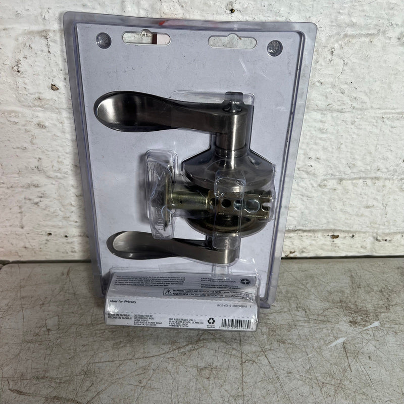 NEW Defiant NAPLES Bed & Bath Door Lever Handle, Satin Nickel