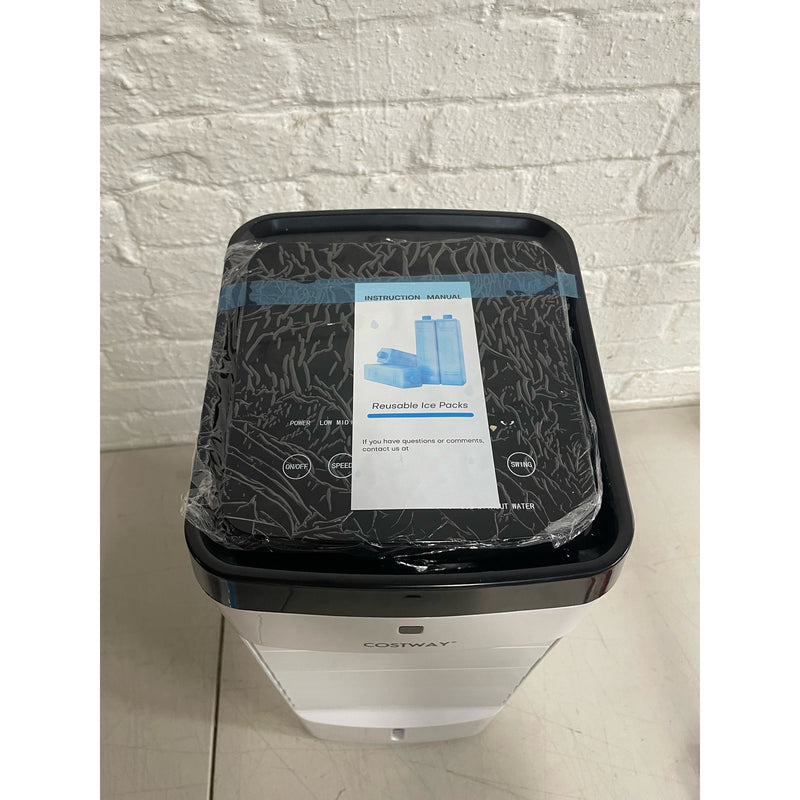 Costway 4-in-1 Evaporative Air Cooler w/ Fan, Humidifier Remote Control Ice Pack