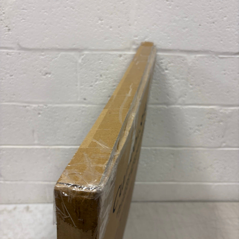 Cumbor 29.7-54.2" Wide Baby Gate Self Closing Dog Gate Pressure Mounted - White