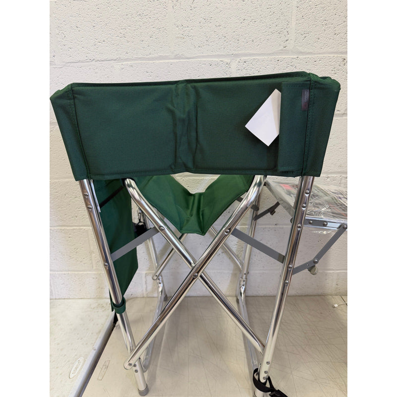 Oniva Picnic Time Fordable Sports Chair with Side Table & Cup Holders, Green