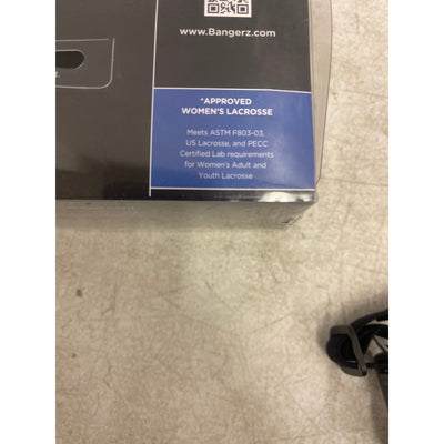 Bangerz Sports Eye Protection HS-Elite PERMANENT AntiFog Black Frame, Clear Lens