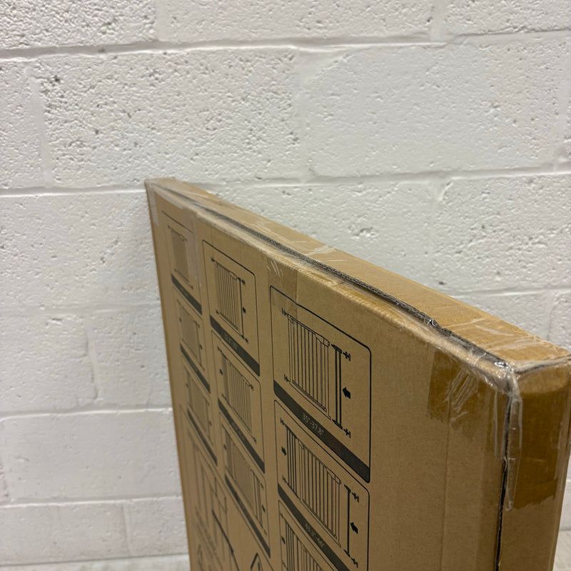 Cumbor 29.7-54.2" Wide Baby Gate Self Closing Dog Gate Pressure Mounted - Black