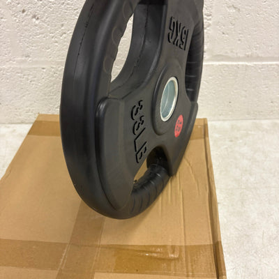 SET-OF-2 - 33 lbs Weight Plates w 2" Bar Diameter Weight Lifting Rubber Coated