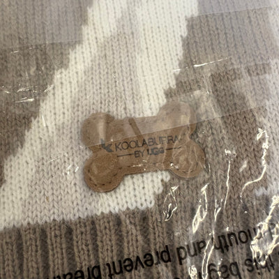 Koolaburra UGG Pet Owen Mildura Dog Sweater 17-18" Collar Abstract Stripes Large